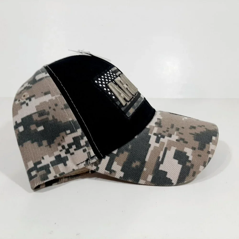 U.S. Army Hat US Army Star On Brim Side ACU Digita